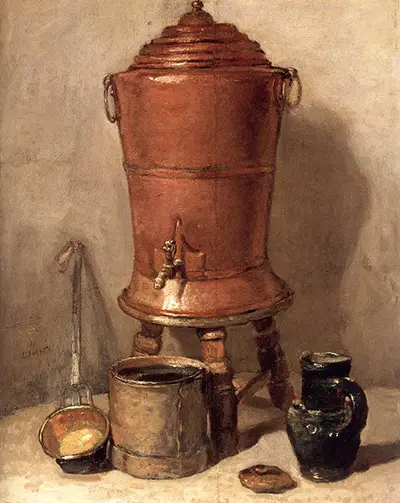 The Copper Drinking Fountain Jean-Baptiste-Simeon Chardin